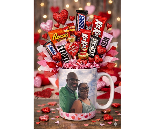 Personalized Candy Mug Bouquet